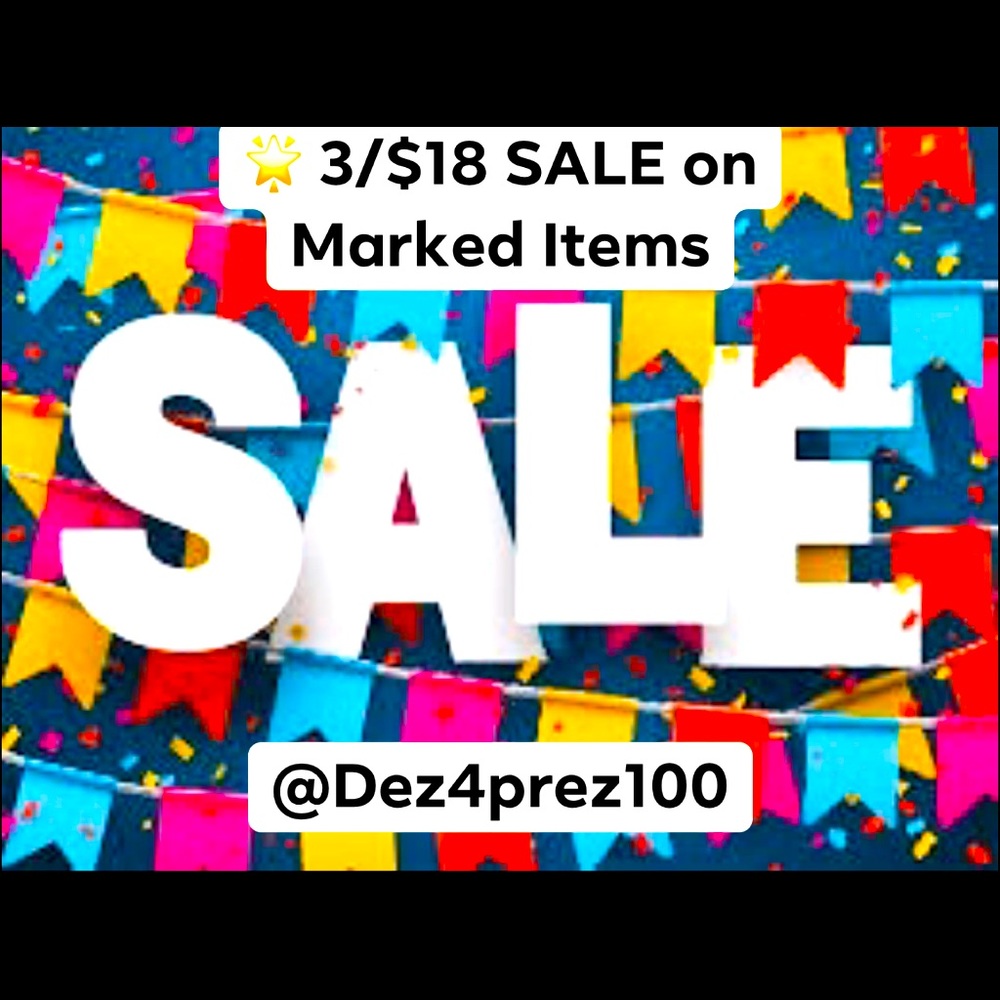 ⭐️ SALE 3/$18